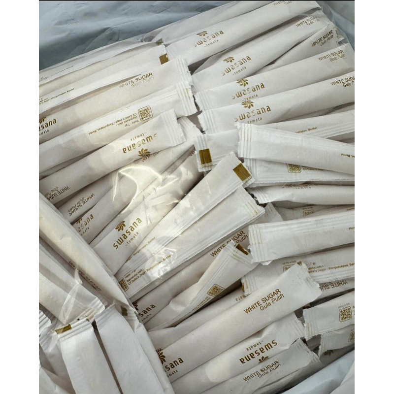 

white sugar stick logo