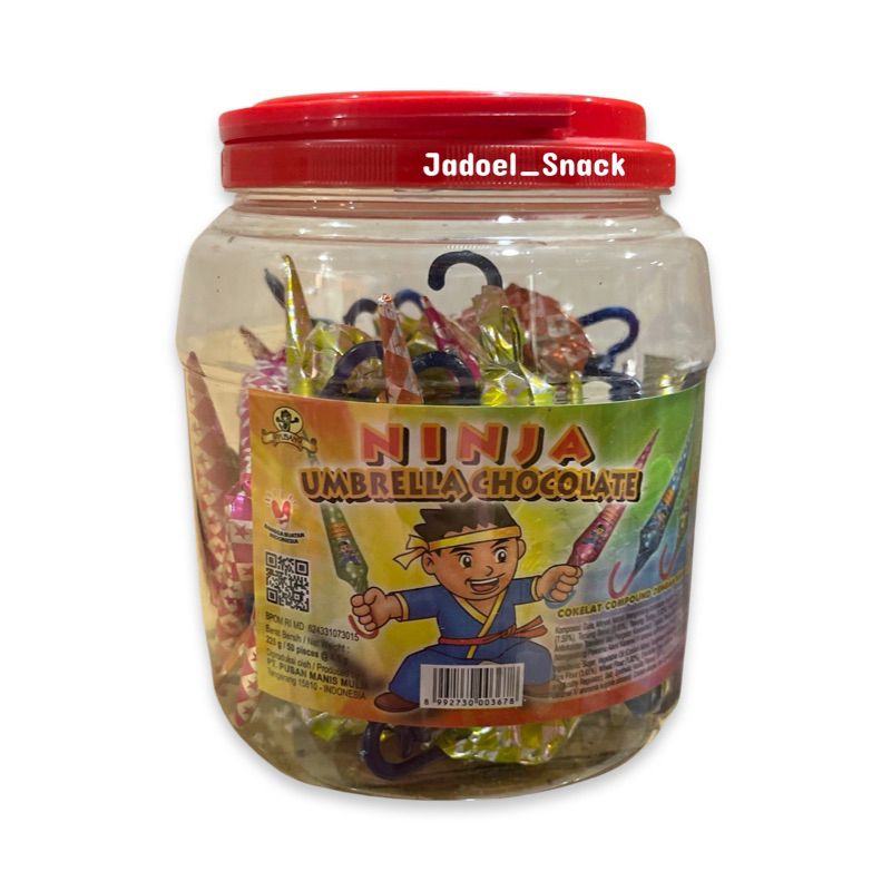 

Cokelat Payung Mini 50 X 4.5 Gr Rasa Coklat by Jadoel_Snack