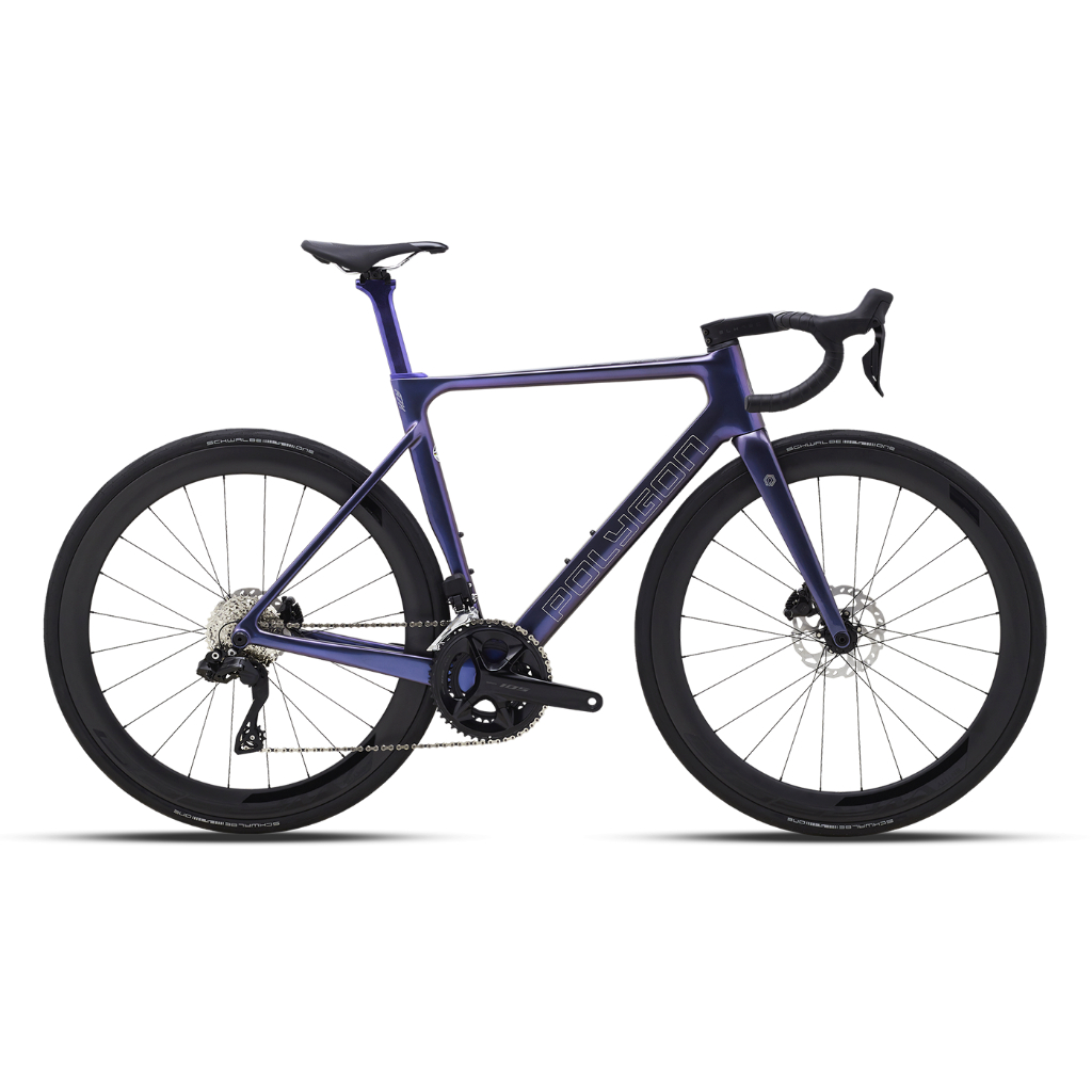 roadbike polygon helios A7X - A7 X shimano 105 di2 12 speed purple READY STOK