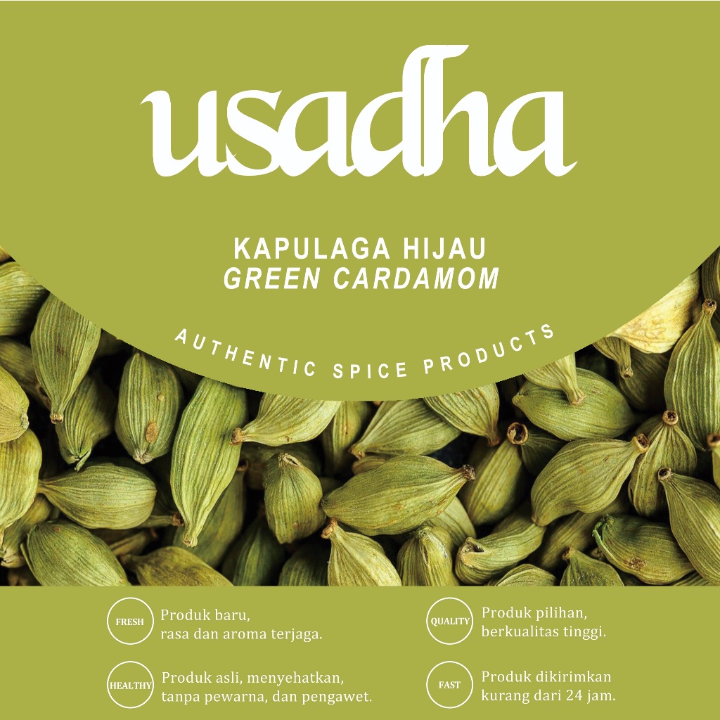 

35gr Kapulaga Hijau / Kapulaga India / Green Cardamom / Rempah / 100% PREMIUM QUALITY