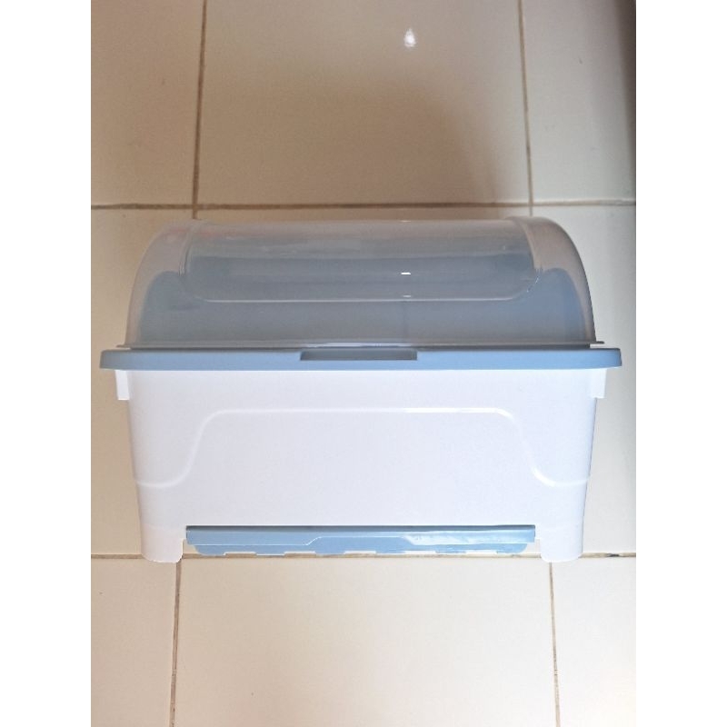 Rak Piring Plastik Sunxin Rak Pengering Piring - Blue White