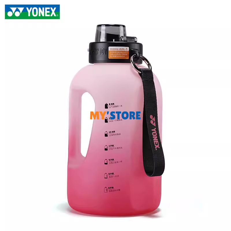 Botol Minum 2L AC094CR Hitam Pink Badminton Tennis Berenang Sport Bottle 2 Liter Barrels Kettle