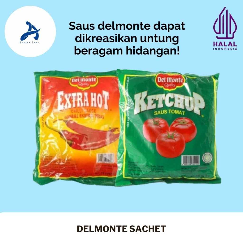 

Saos tomat & sambal delmonte sachet 24's