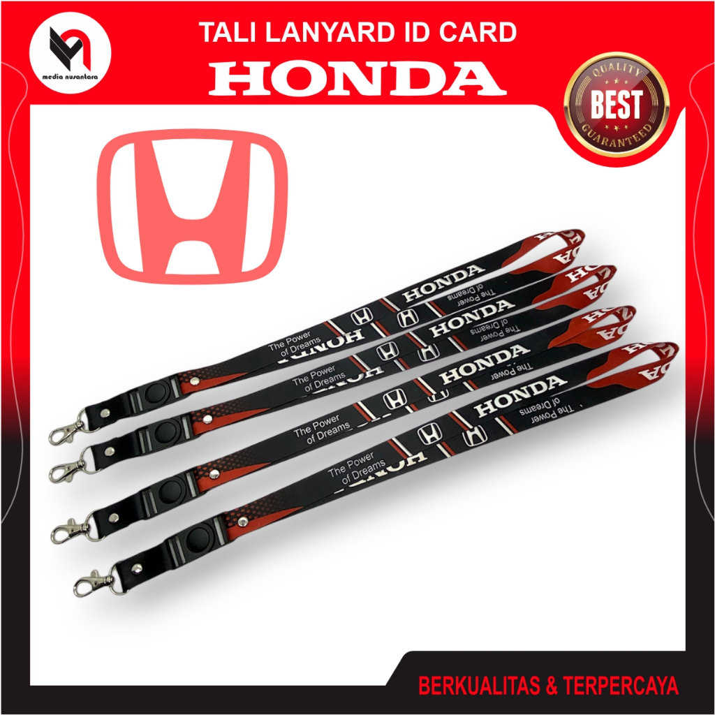 

HONDA MOBIL Tali ID Card Lanyard HONDA Printing Full Colour