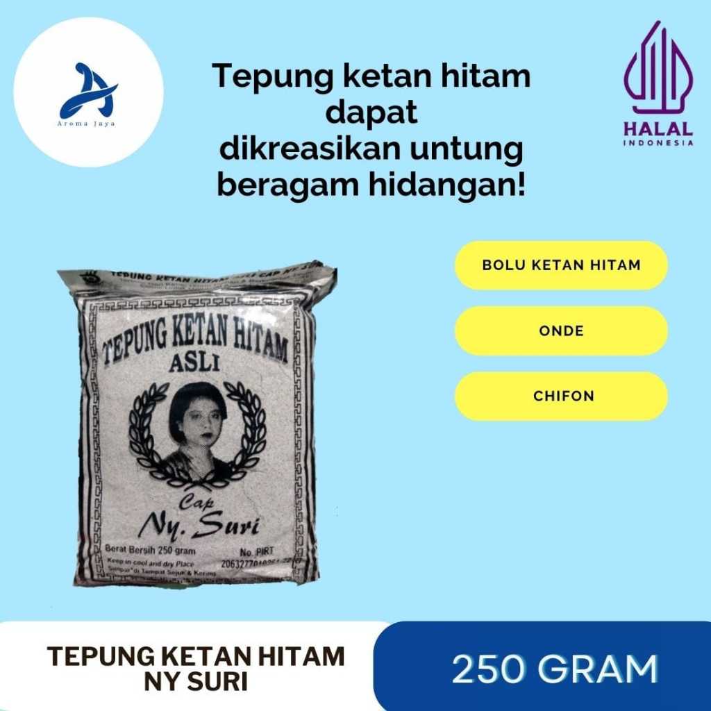 

Tepung ketan hitam Ny Suri