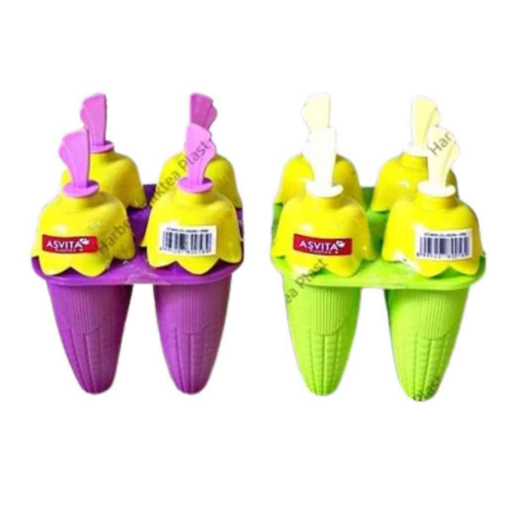 Cetakan Es Loly Jagung + Stik Asvita | Cetakan Es Lilin, Es Krim