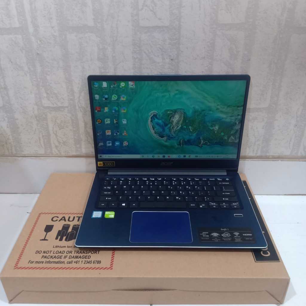 Laptop Acer Swift 3 SF314-56G, Core i7 - 8565U, #DualVga, Blue, GARANSI