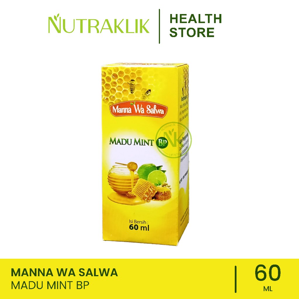 MANNA WA SALWA - MADU MINT BP -  ISI 60 ML