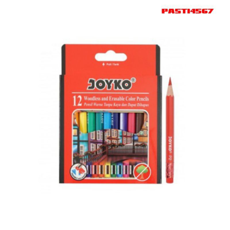 

PENSIL WARNA PENDEK JOYKO jual per 1set