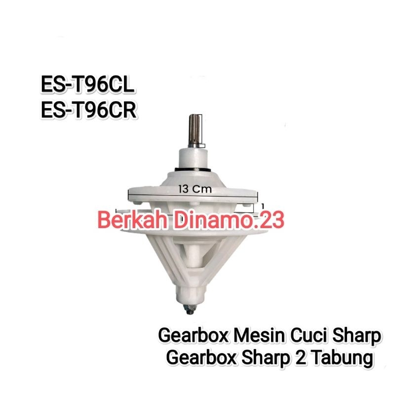 Gear Box Mesin Cuci SHARP ES-T96CL ES-T96CR Gearbox Sharp Es T96 CL Es T96 Cr