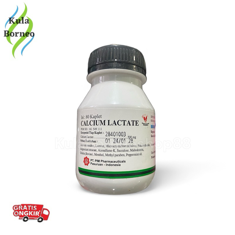 CALCIUM LACTATE BTL PIM 80 KAPLET