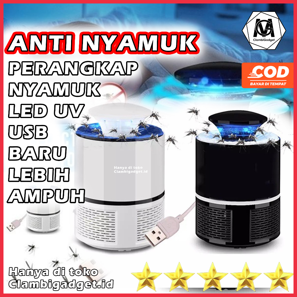 Perangkap Nyamuk Electric Original Mosquito killer lamp LED UV Anti Nyamuk Perangkap Nyamuk Ultravio
