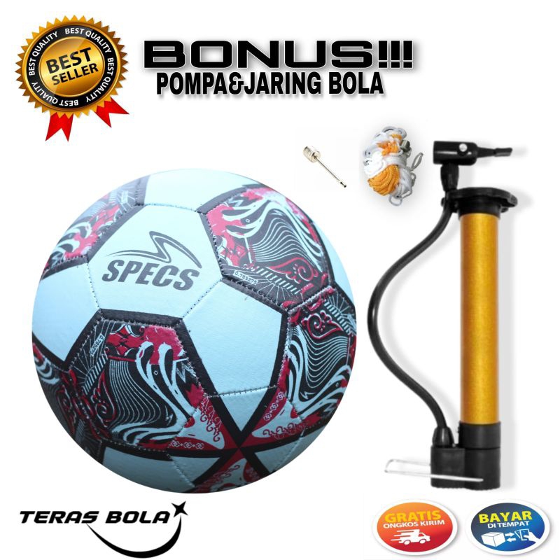 Bola sepak size 5  gratis pompa/bola sepak murah/bola sepak empuk