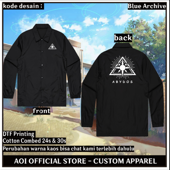 Jaket Abydos Blue Archive