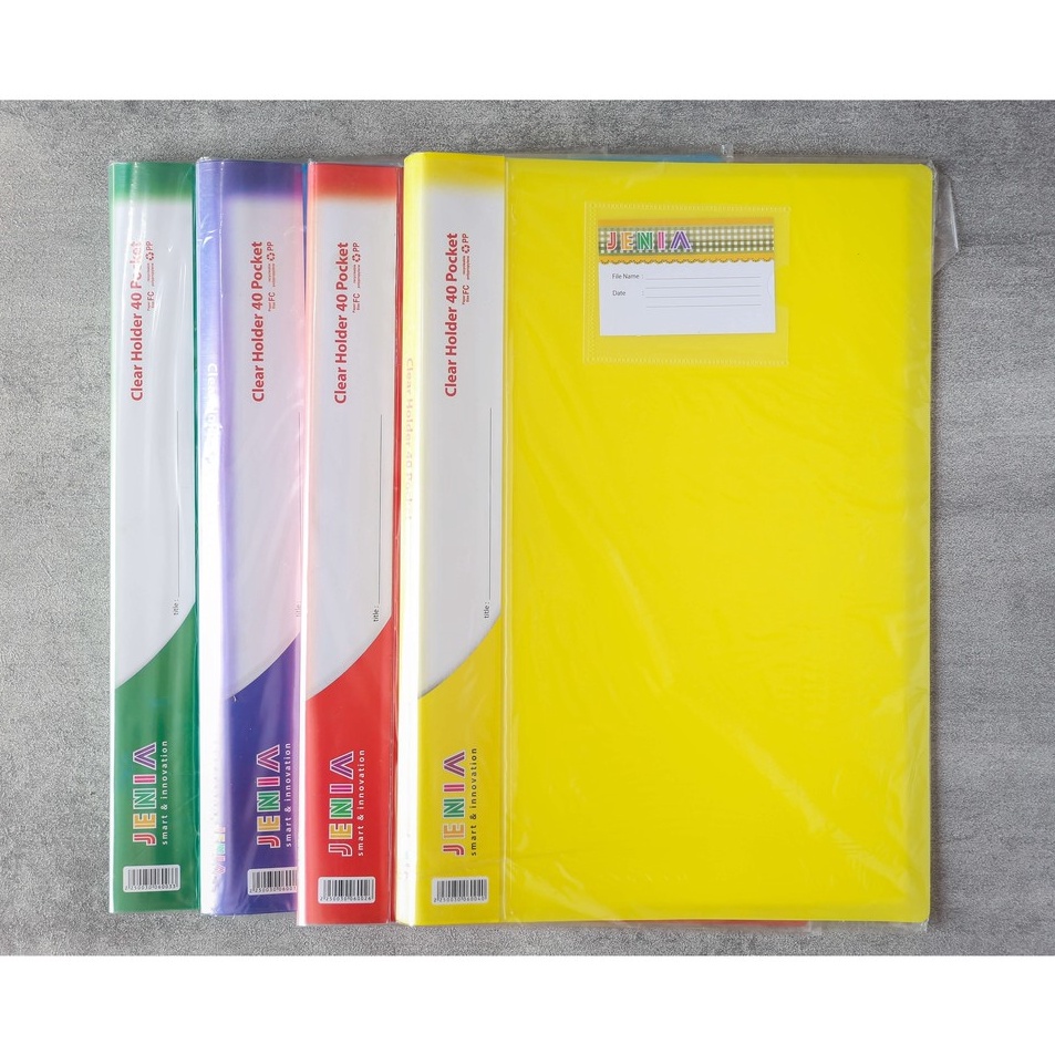 

Ready Terkeren Clear Holder Polos 6 Poket Folio