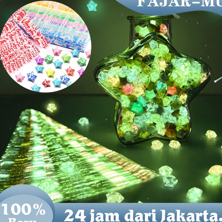 

Hadir Terheboh 42 Pcs GlowRainbow Kertas Origami Bintang Star Origami Paper Kertas Origami Warna Warni Quilling Paper