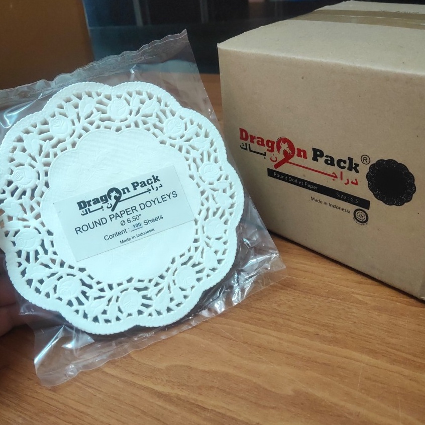 

Obral Belanja Doilies Paper Round 65 inchi Kertas Alas Renda Kue 1 Lembar