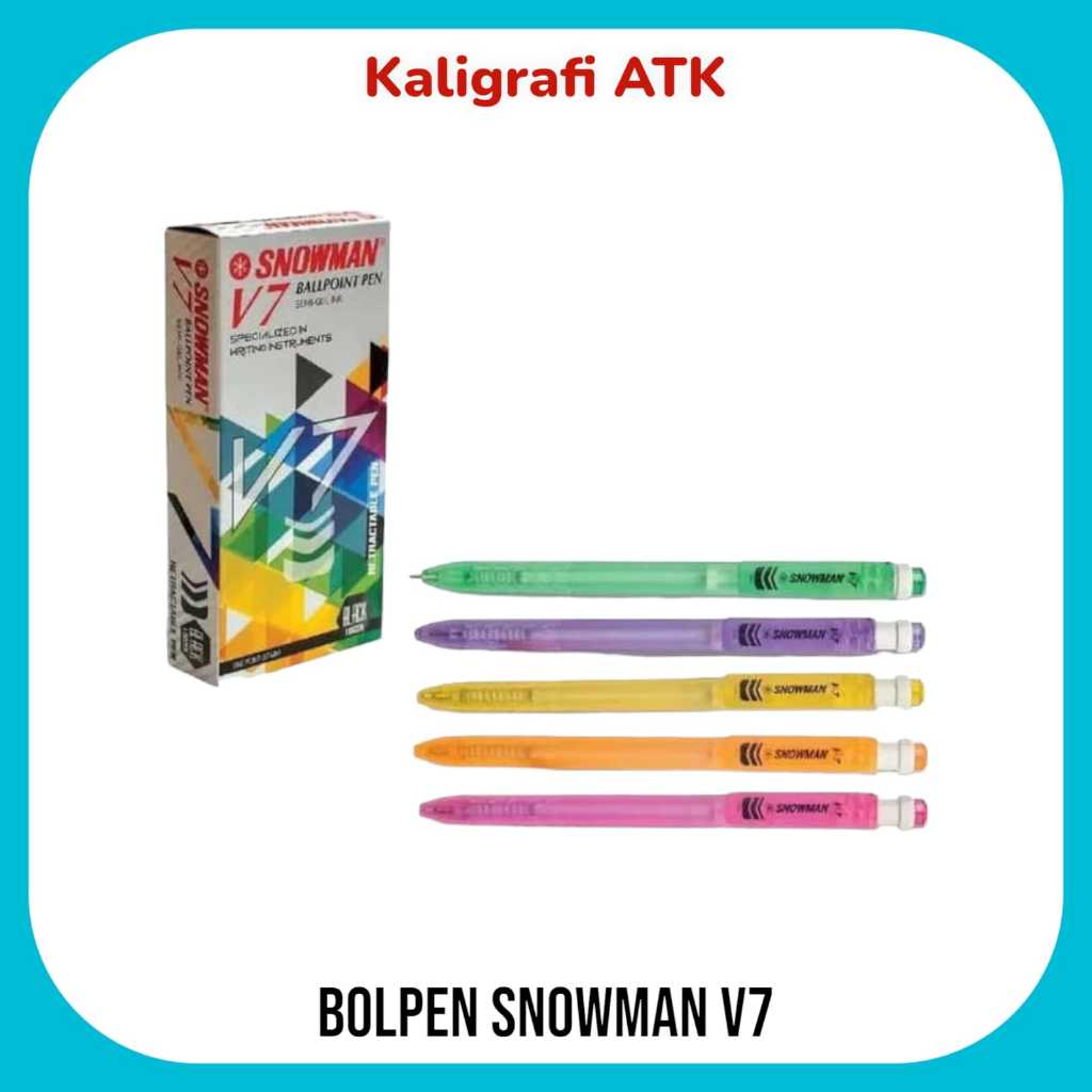 

PULPEN BOLPEN PEN PENA SNOWMAN V7