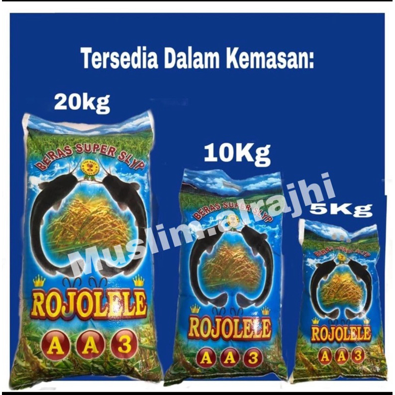 

Beras rojolele A3 5kg,10kg dan 20kg