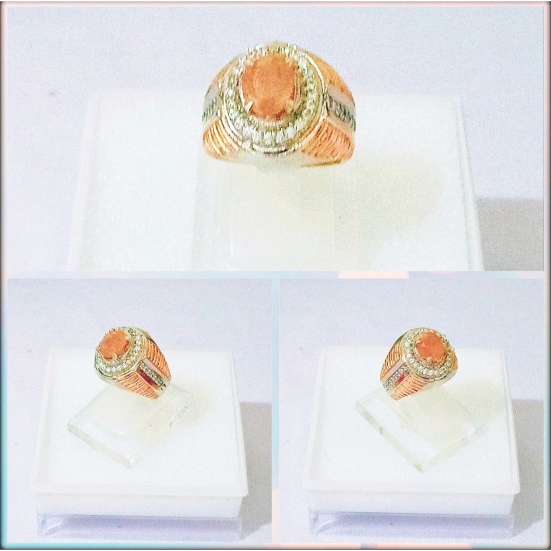 ✓ hrg OBRAL] Cincin Natural Yellow Safir
