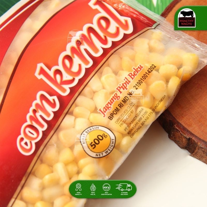 

GR Sweet Corn Kernel Golden Farm Jagung Pipil Manis Halal gr