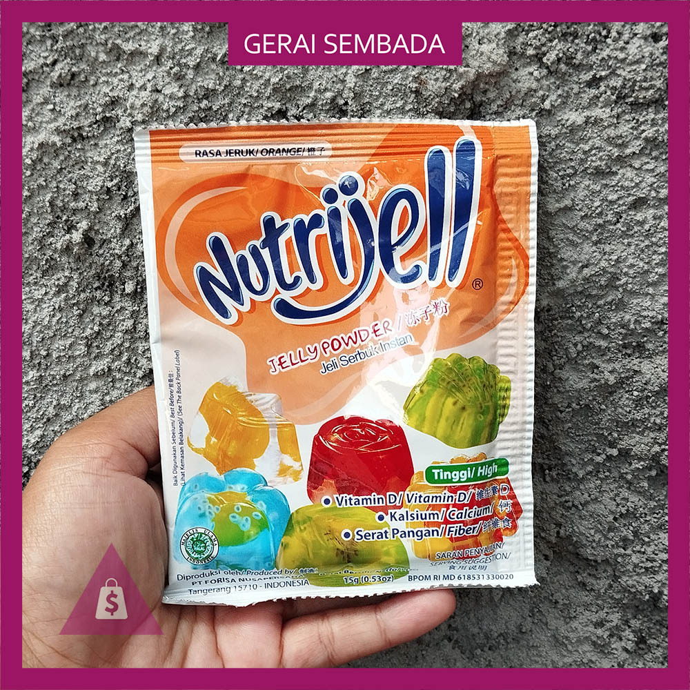 

Nutrijell Jeruk / Orange Jeli Serbuk Instant 15 g