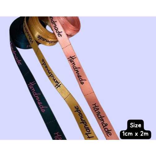 

PITA KAIN HANDMADE PINK #16 1CM X 2M X 1ROLL,U/HIASAN KOTAK KADO/PACKAGING DLL