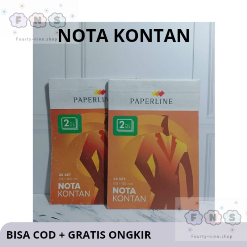 

Nota Kontan / Surat Jalan 2Ply Isi 25 Lembar / 2 Rangkap