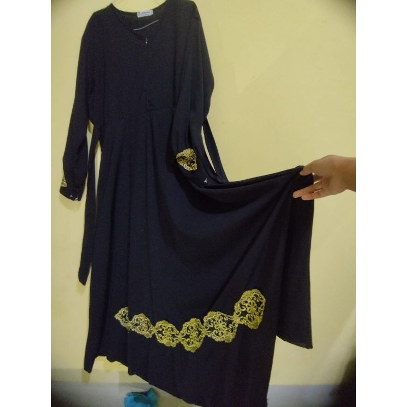 Gamis Abaya Hitam preloved