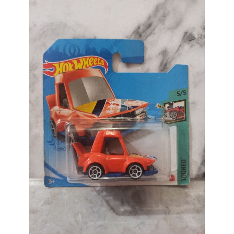 Diecast Hotwheels Tooned Manga Tuner Orange