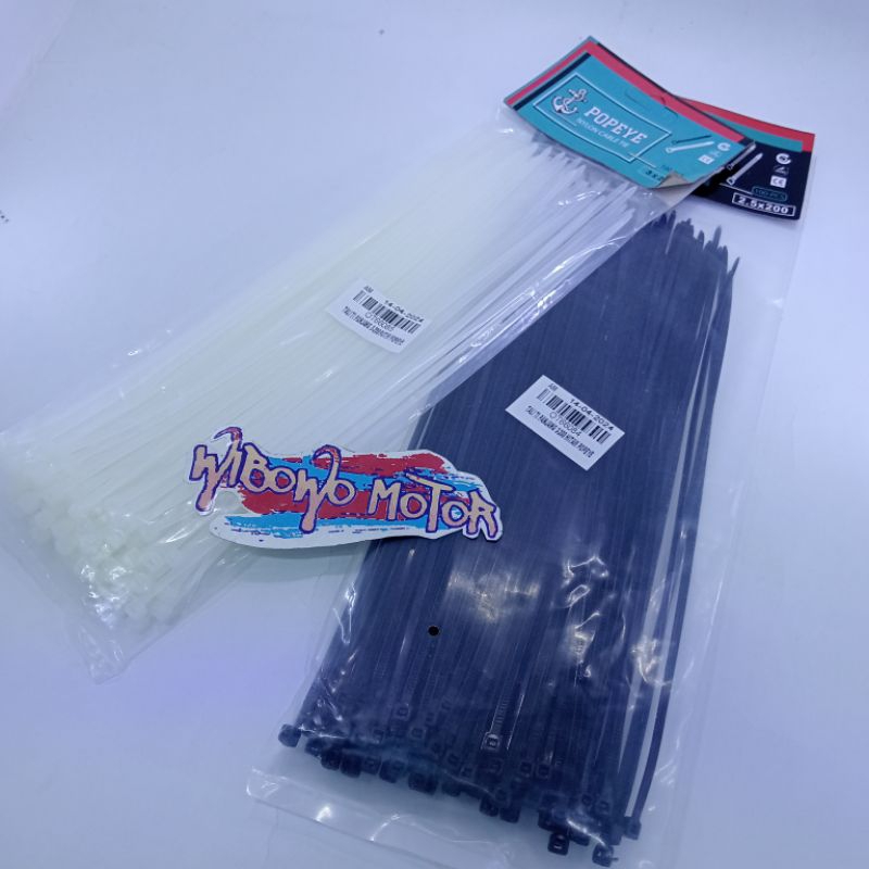 

KABEL TIS TALI TIES UKURAN 2.5x200 1PAK (100PCS)