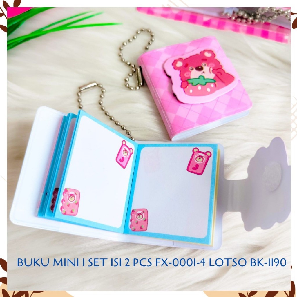 

BUKU MINI 1 SET ISI 2 PCS FX-0001-4 LOTSO BK-1190 KADO ANAK LUCU KREATIVITAS SOUVENIR SUVENIR ALAT TULIS KANTOR SEKOLAH MURAH TERMURAH COD