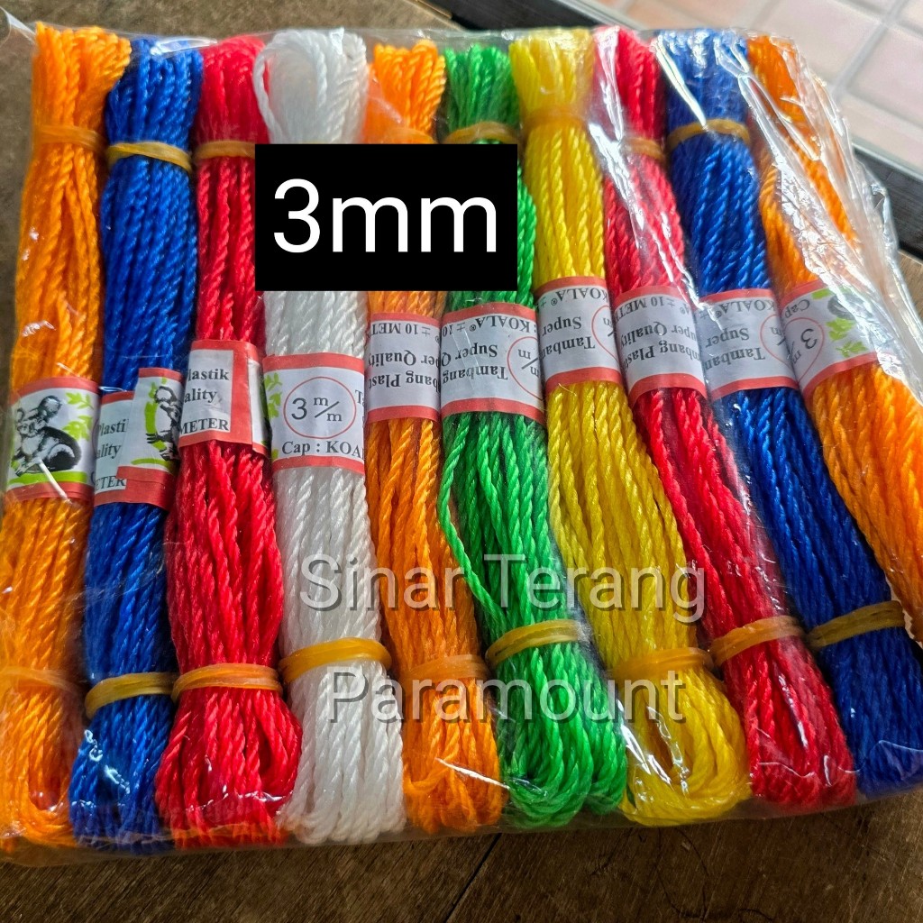 

Tali Tambang Plastik 3mm @10Meter