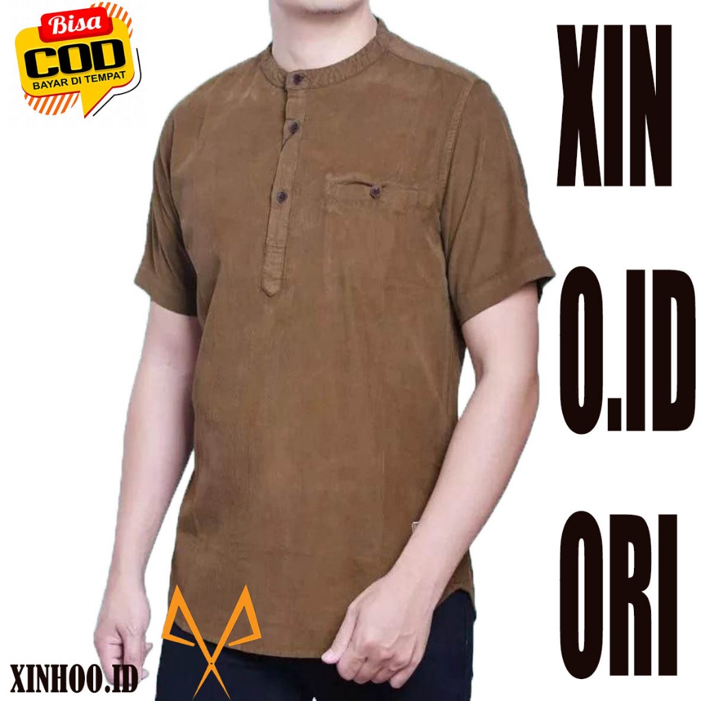PROMO BAJU MUSLIM Baju Koko Lengan Pendek Agera Koko Lengan Pendek Sajuak BAju Muslim Lengan Pendek 