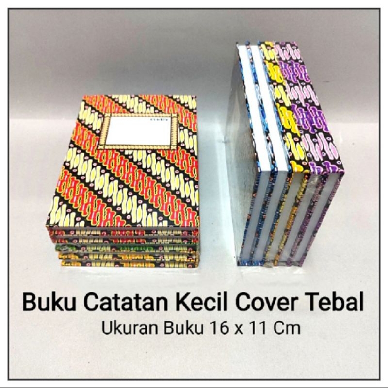 

1 Pcs Buku Oktavo Hard Cover Kecil 100 Lembar