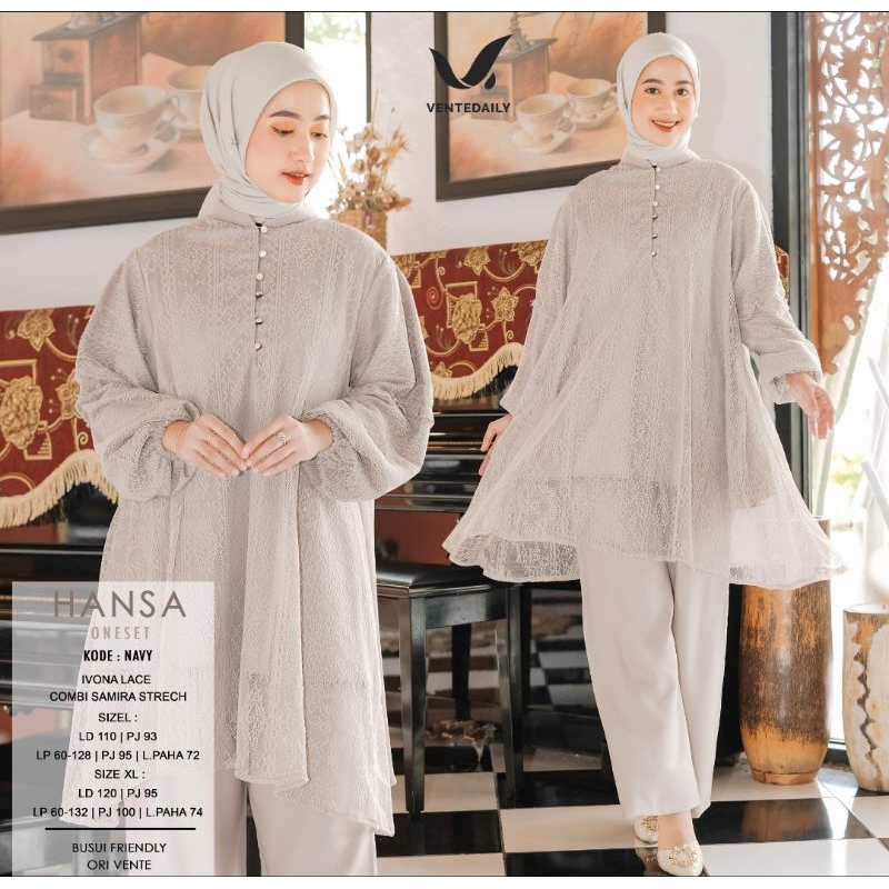 Oneser Hansa Broklat by Vente Daily | Setelan Broklat Kondangan Hansa by Vente Daily