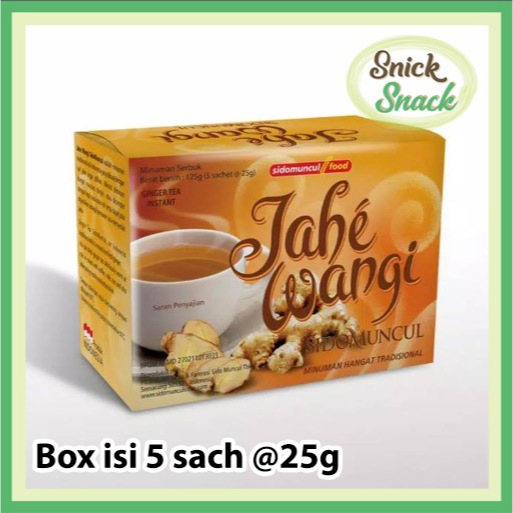 

Jahe Wangi Sidomuncul 125 gr Box isi 5 Sachet Minuman Hangat Tradisional Ginger Drink