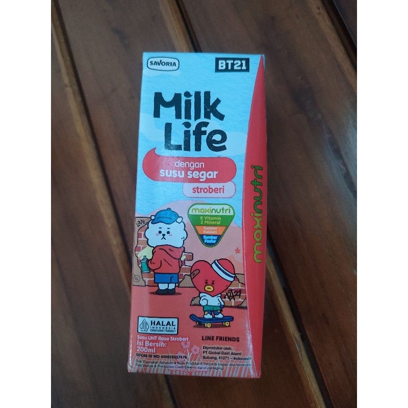 

Milk life rasa Strawberry