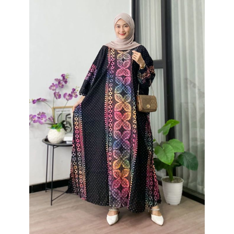 Gamis kaftan syifa rayon jumbo premium super