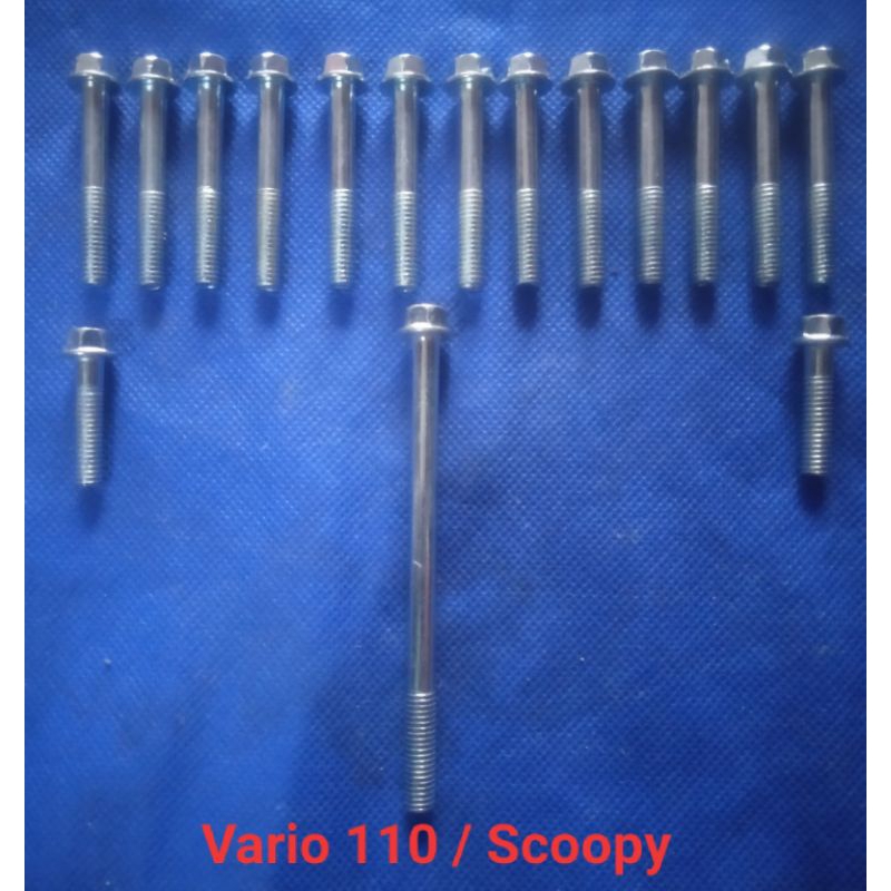 Baut blok cvt Scoopy Vario 110 baud cvt vario110 set