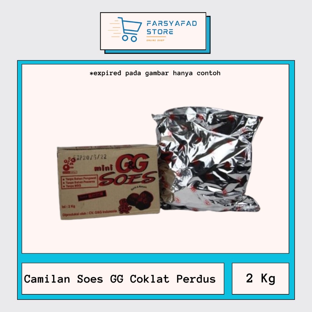 

Perdus Kartonan Kue Mini Soes GG Isi 2 kg Rasa Cokelat