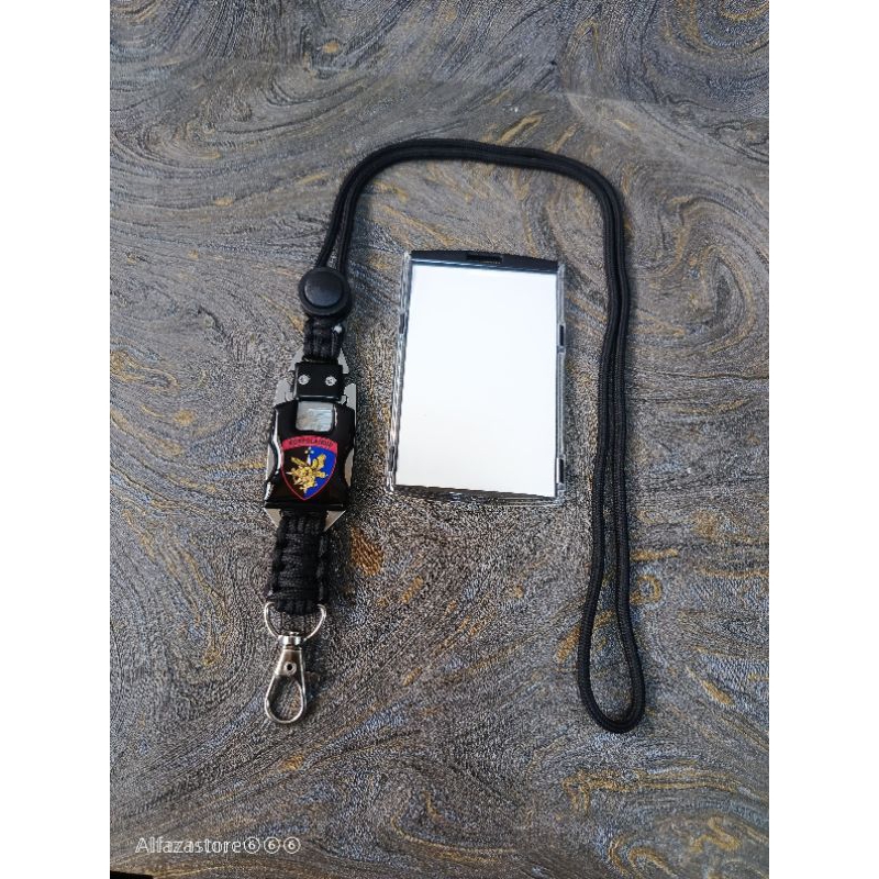 

Lanyard id card holder tactical logo korpolairud