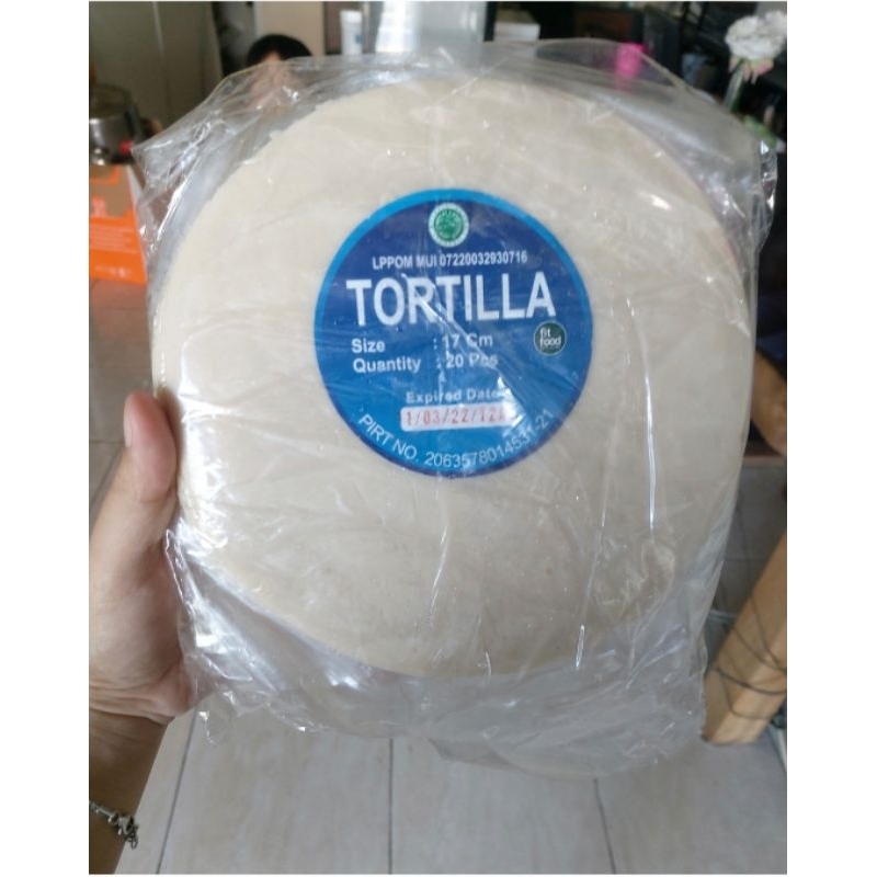 

kulit tortilla ukuran 17cm isi 20pcs