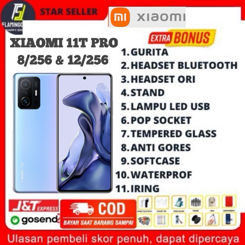 XIAOMI MI 11T PRO RAM 8/256 & 12/256 GARANSI RESMI XIAOMI INDONESIA