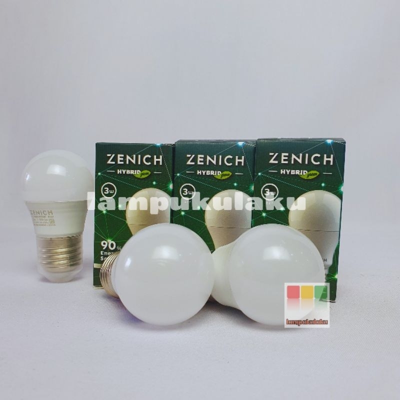 Paket Hemat 3 PCS Lampu Bohlam Zenich Hybrid LED 3W 5W 7W 9W 12W 15W 18W 23W