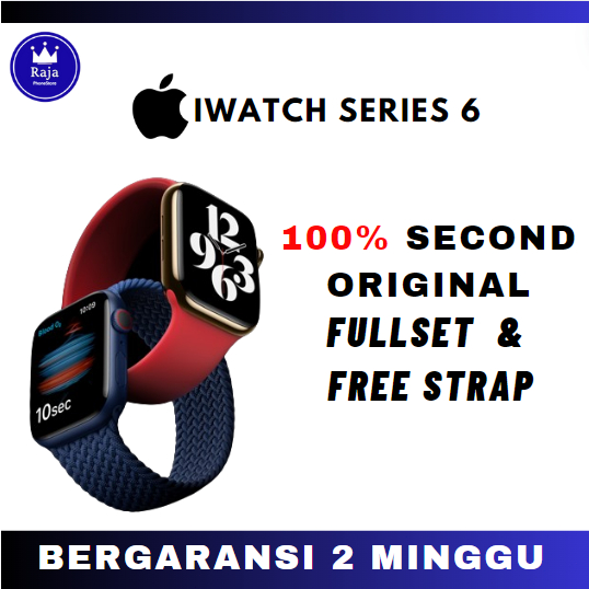 iWatch Series 6 40/44MM ORIGINAL Second FULLSET 100% / Apple Watch Second ORIGINAL Mulus Like NEW