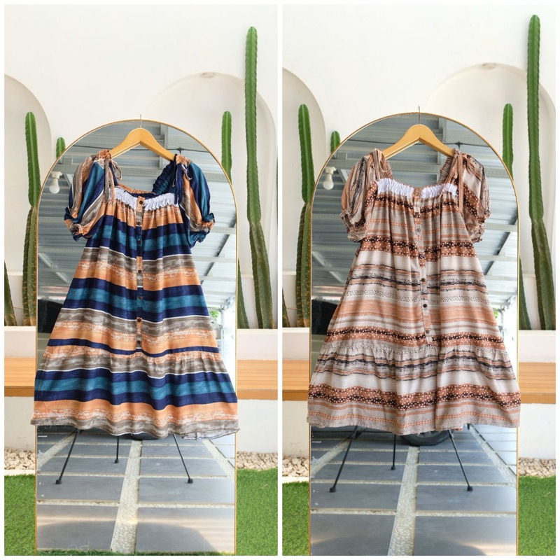 DASTER NEW RENDA RAYON PREMIUM KANCING AKTIF BUSUI FRIENDLY | DASTER TALI SERUT BAGIAN PUNDAK | DAST