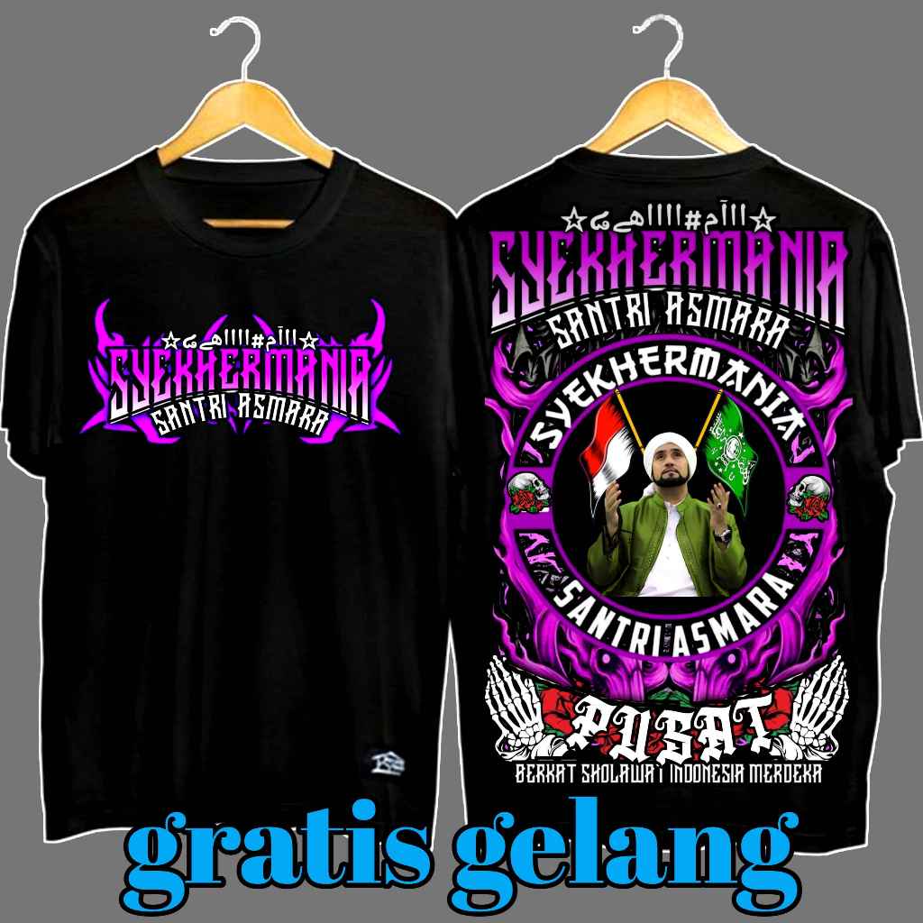 SANTRI ASMARA KEREN, KAOS HABIB SYEKH SHOLAWAT SYEKERMANIA