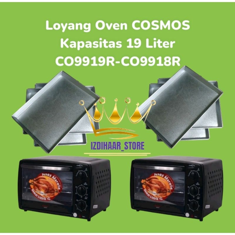 2 pcs loyang oven cosmos kapasitas 19 liter / Loyang tray oven cosmos CO9919R CO9918R / Loyang oven 