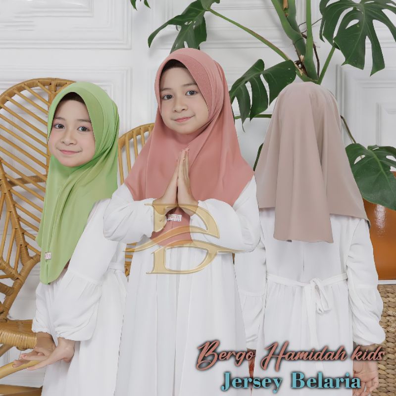 Bergo Hamidah Anak, Hijab sekolah anak usia 3-10 tahun
